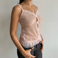 sheer cami top ⋆ size s
