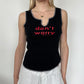 "Don't Worry" Tank ⋆ Size S