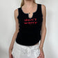 "Don't Worry" Tank ⋆ Size S