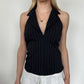Pinstripe Halter ⋆ Size M/L