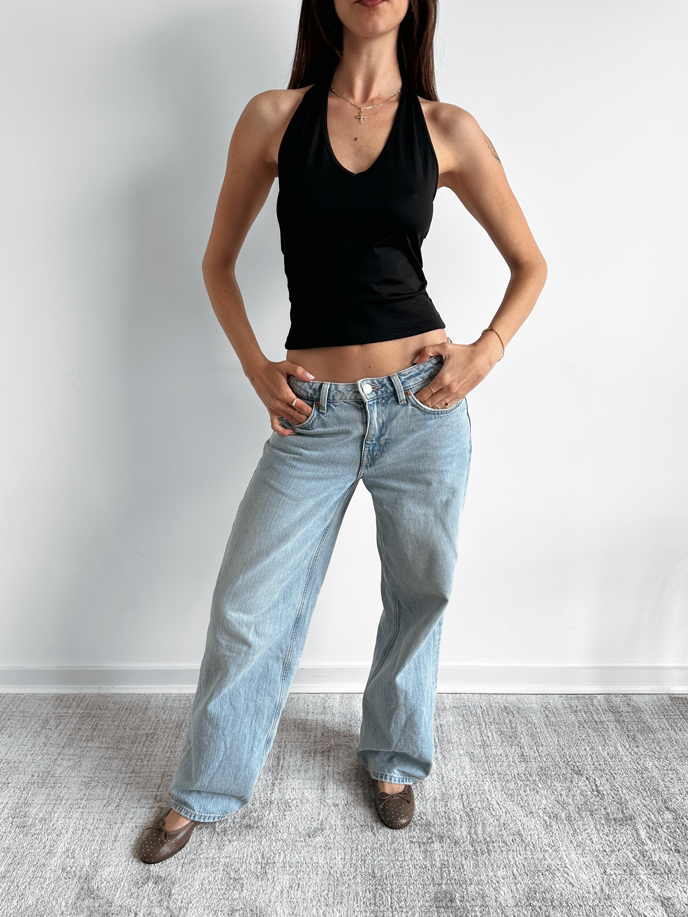slinky halter top / size s