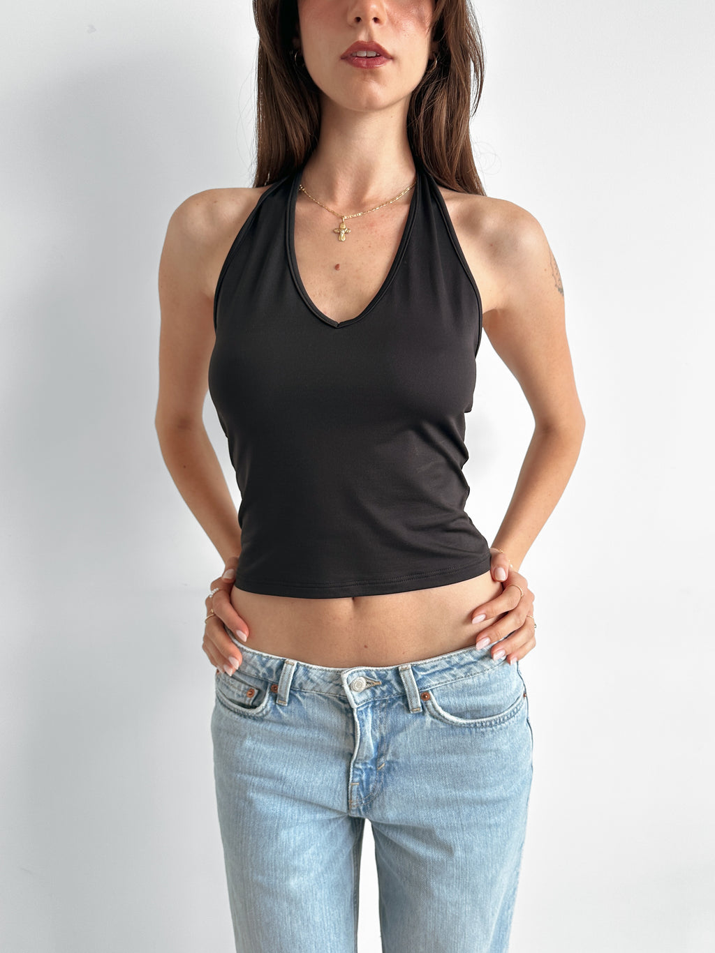 slinky halter top / size s