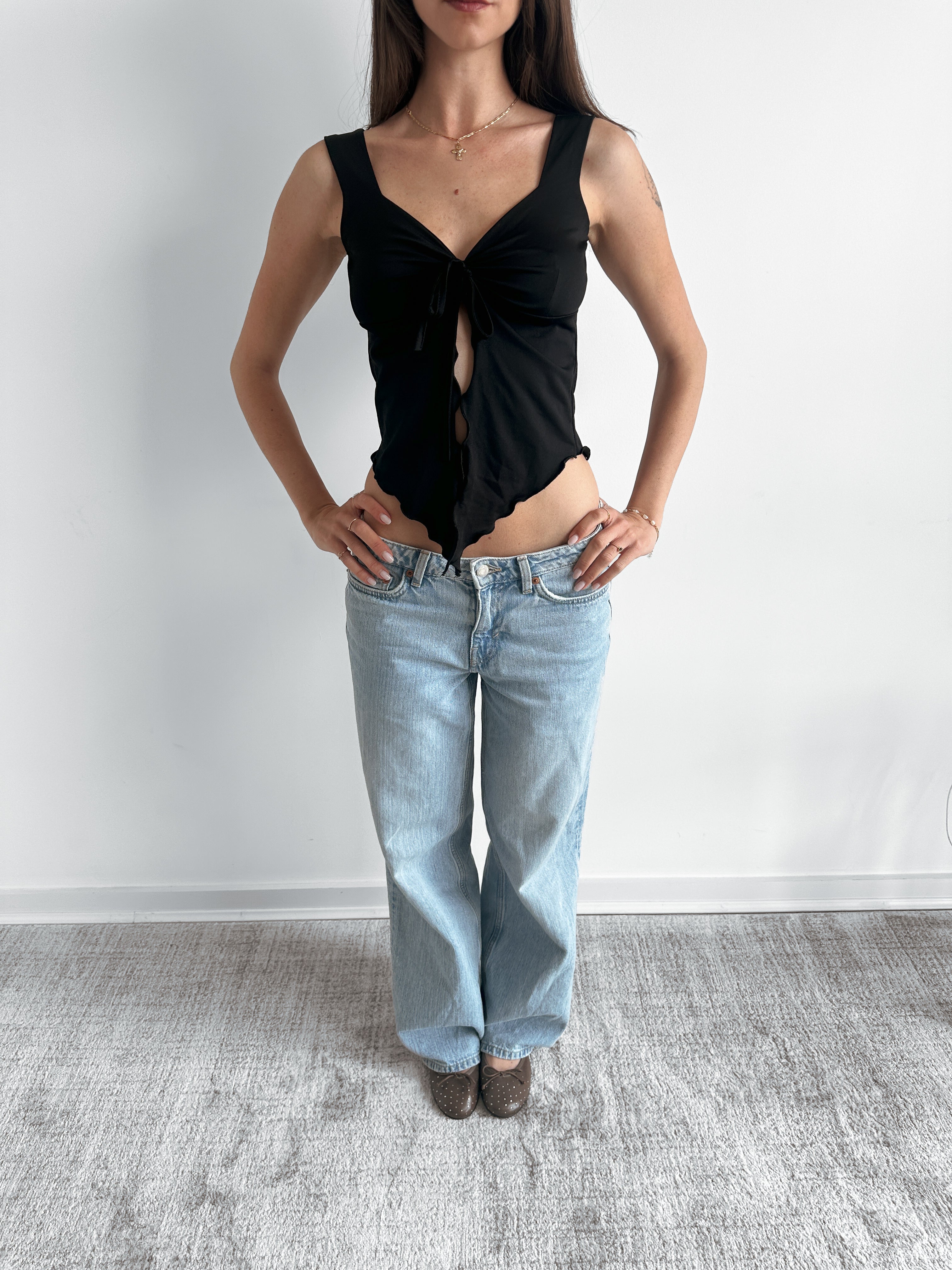 open front top / size s