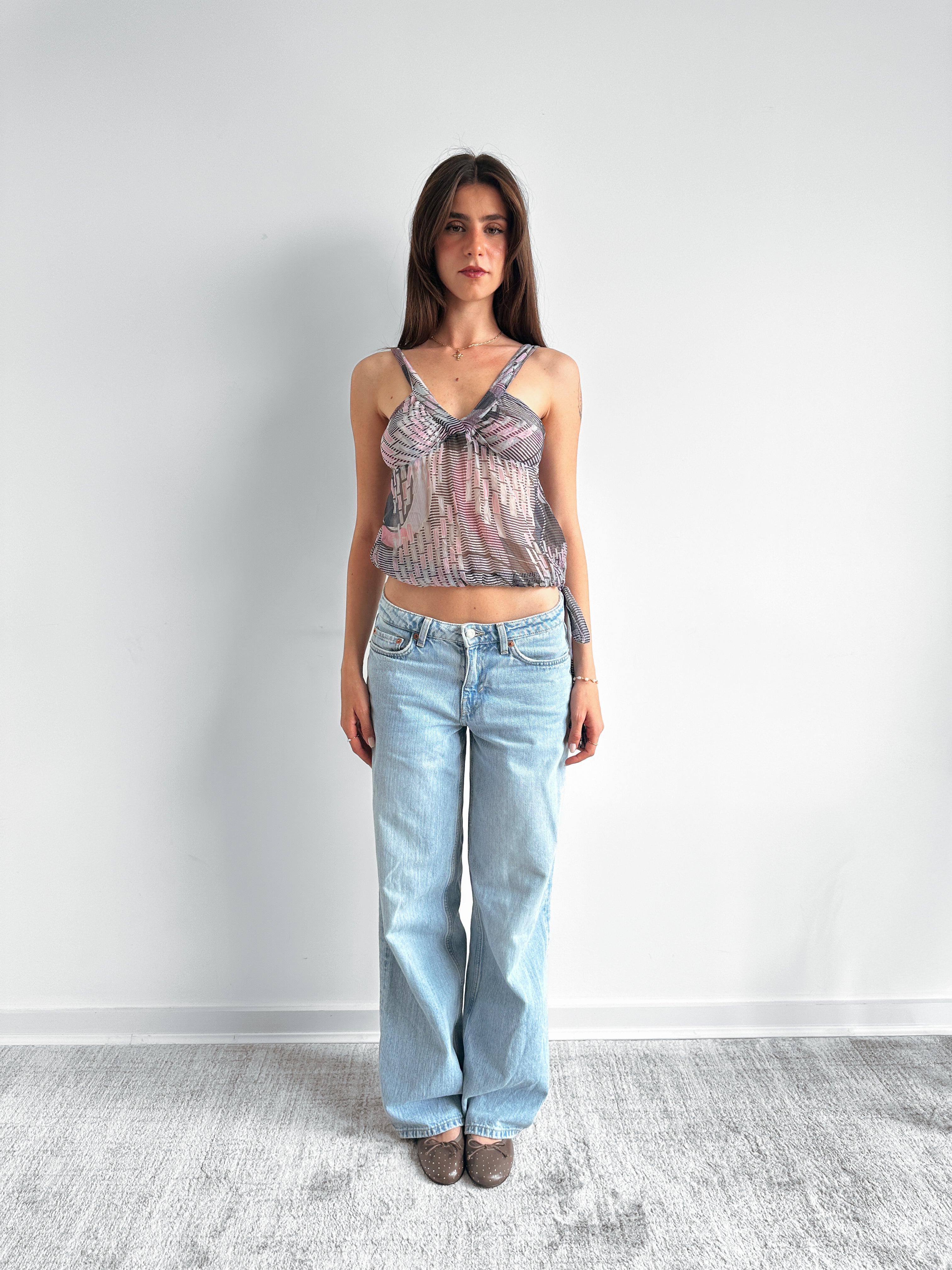 ARMANI JEANS top / size xs-s