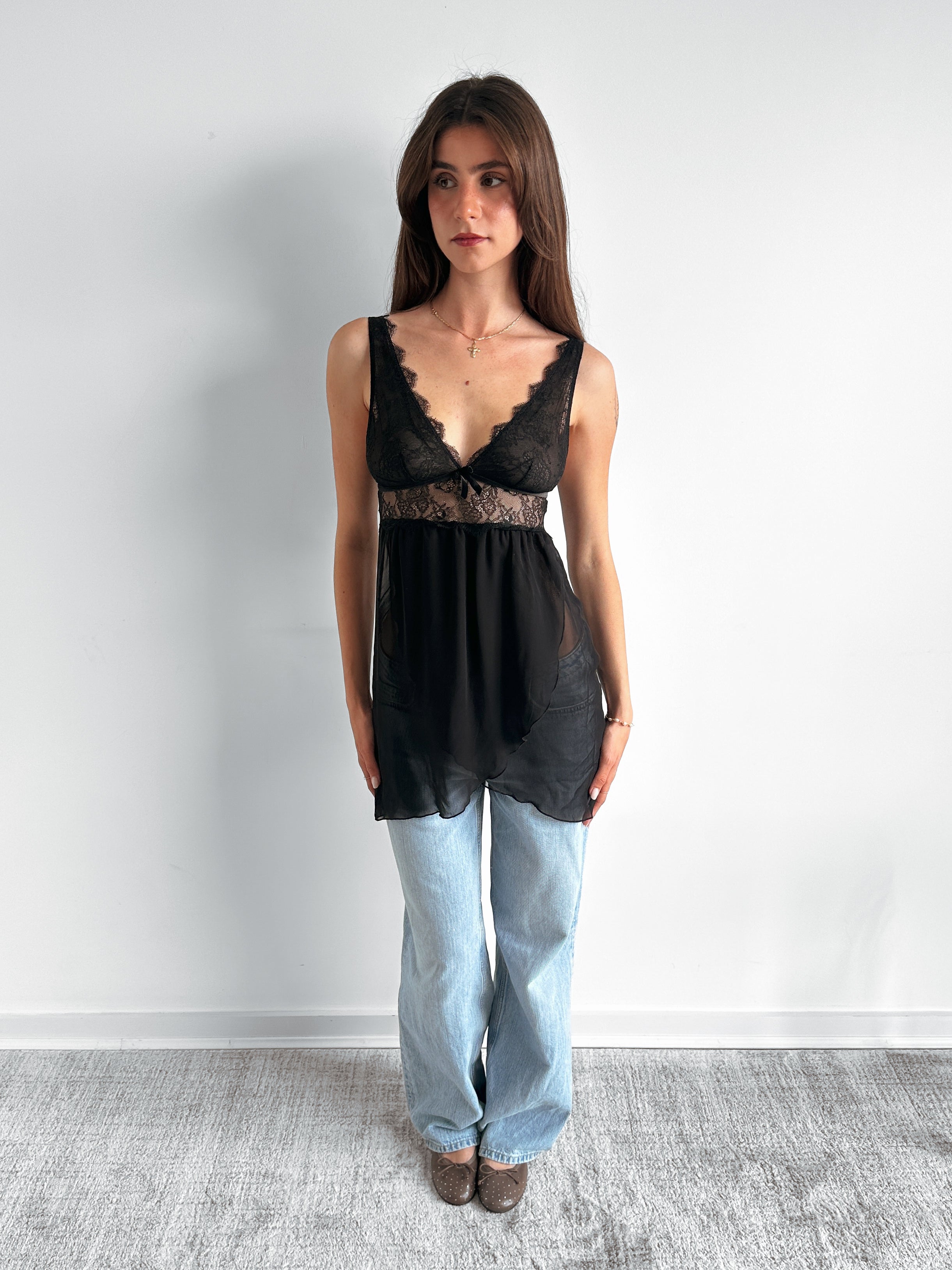 babydoll corset top / size s