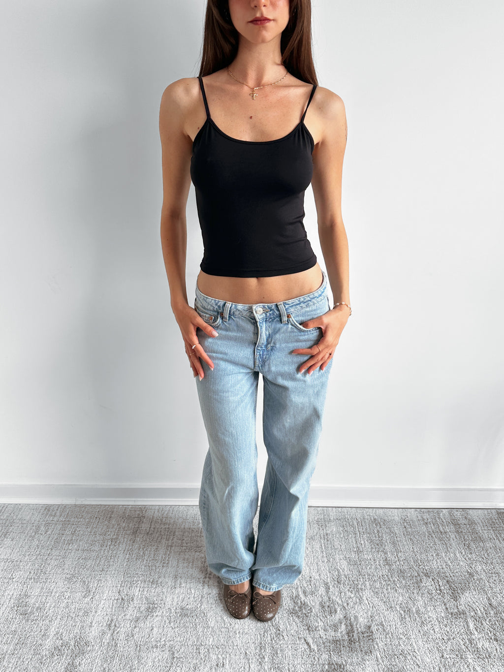slinky cami top / size xs-s