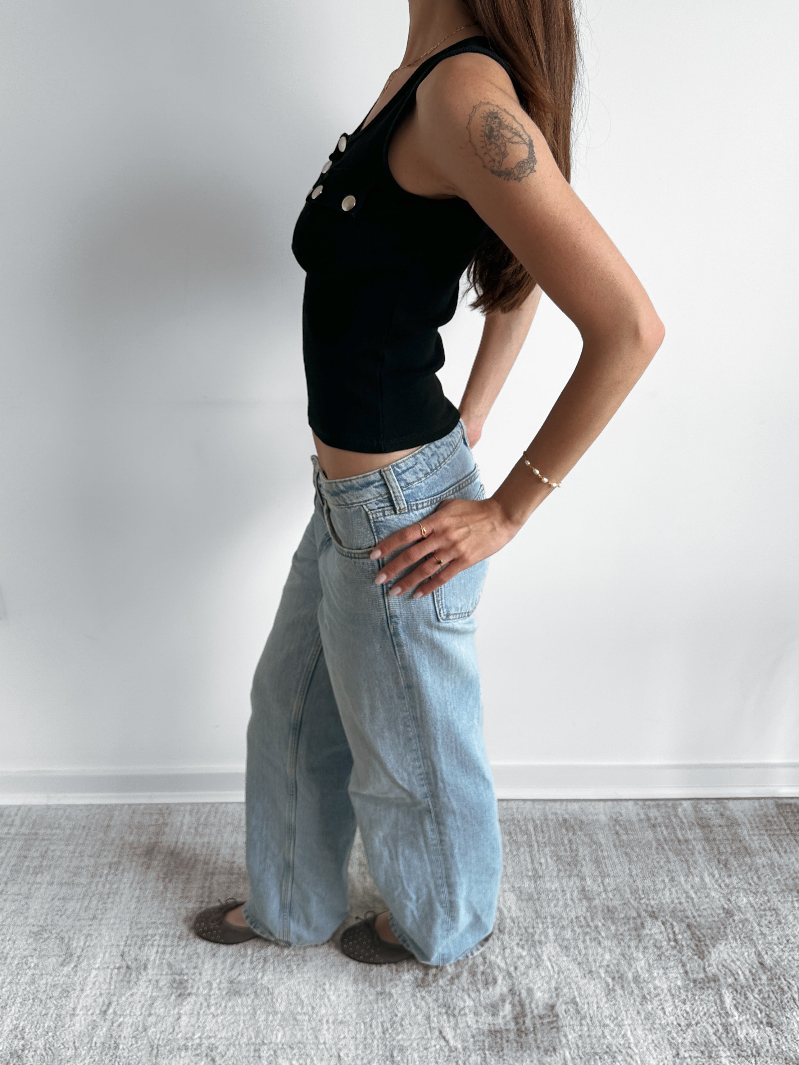 studded tank top / size s