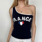 France One Shoulder Top ⋆ Size S