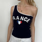 France One Shoulder Top ⋆ Size S