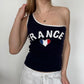 France One Shoulder Top ⋆ Size S