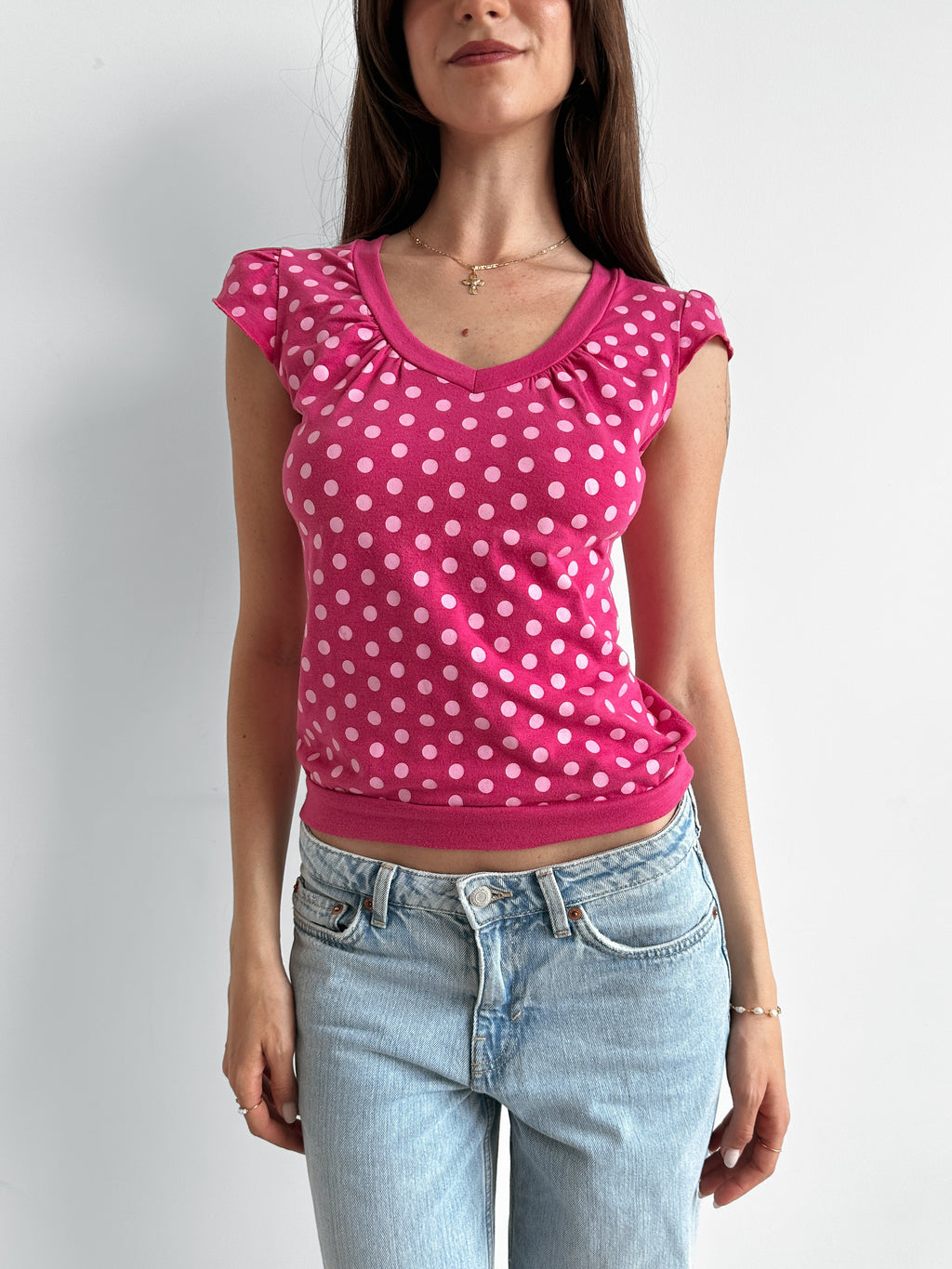 polka dot tee / size s