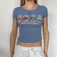 Graphic Baby Tee ⋆ Size XS