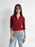 3/4 sleeve shirt / size s