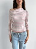 slouch stripe top / size s