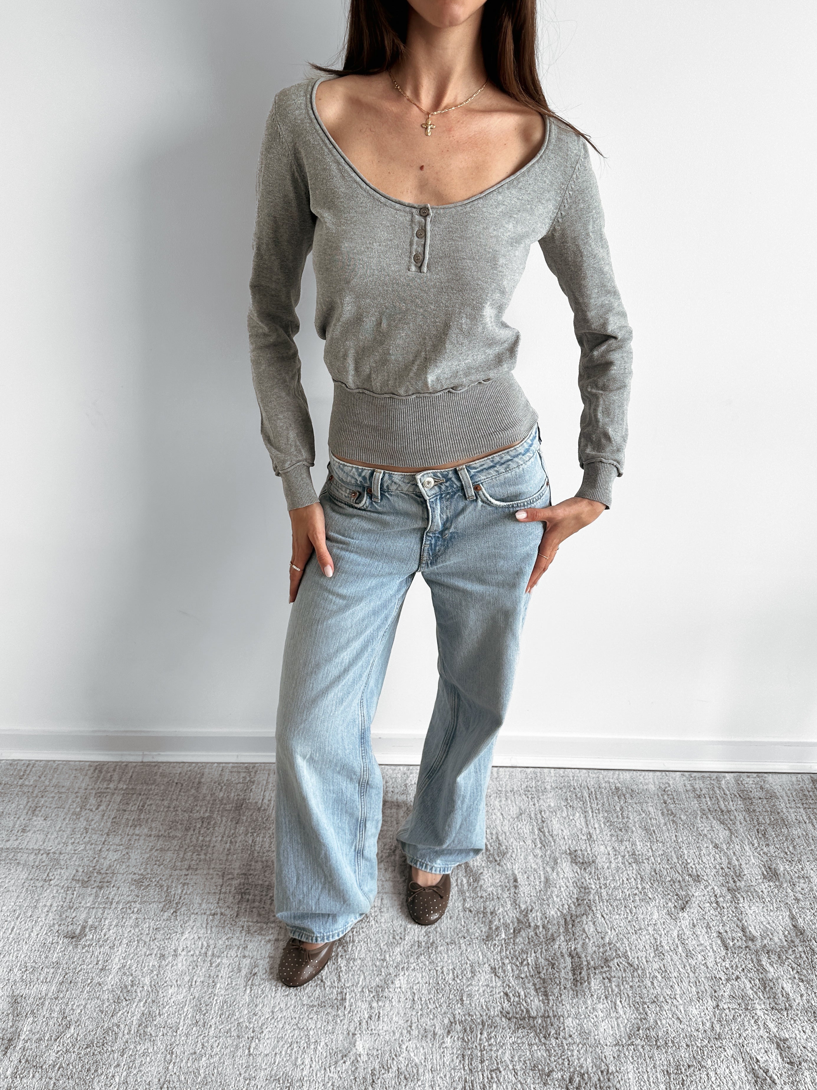 cinched waist knit / size xs-s