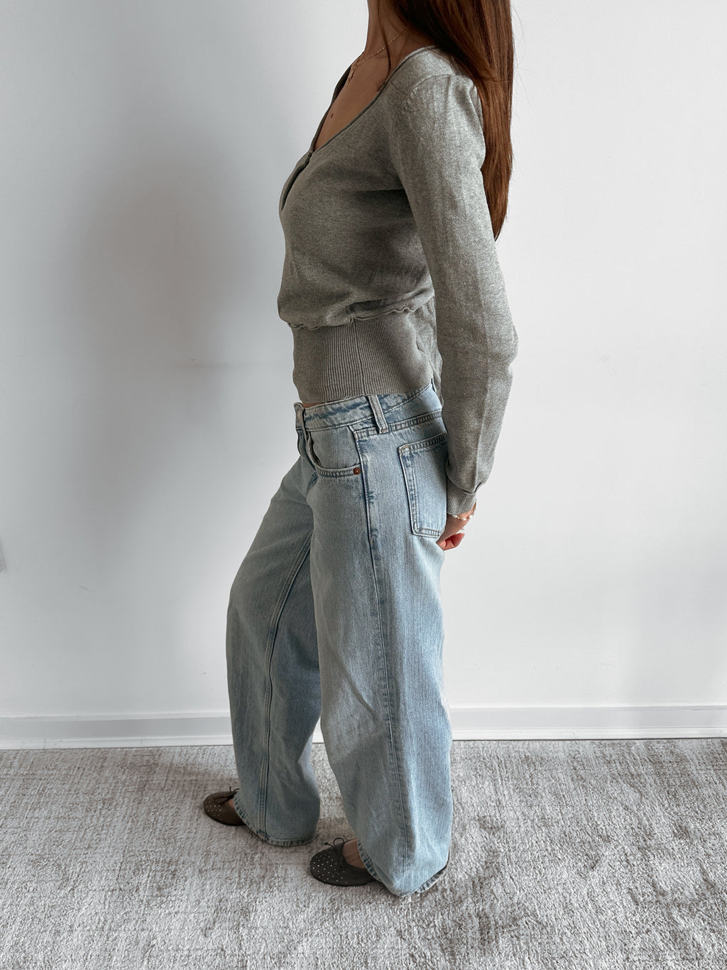 cinched waist knit / size xs-s