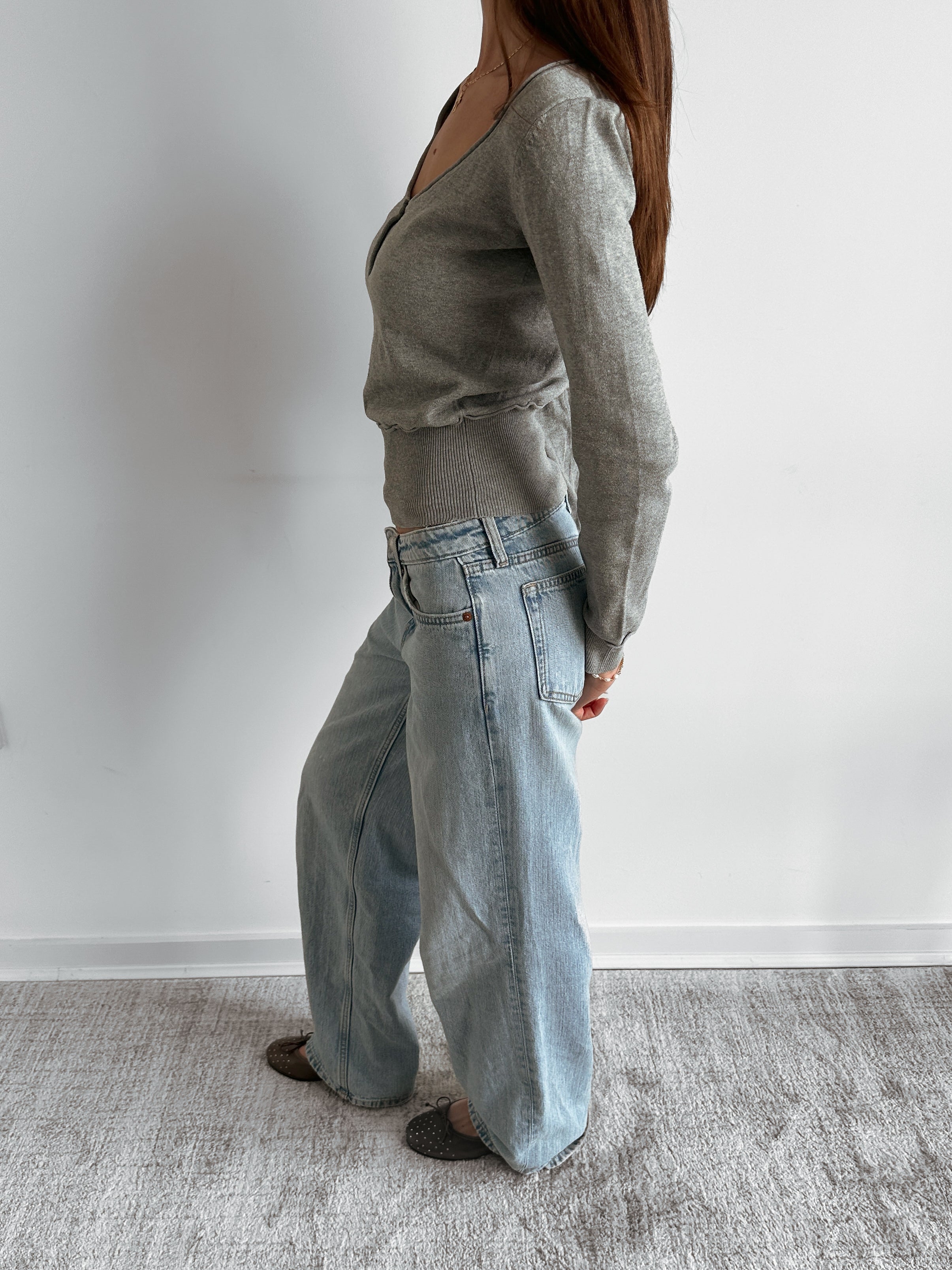 cinched waist knit / size xs-s