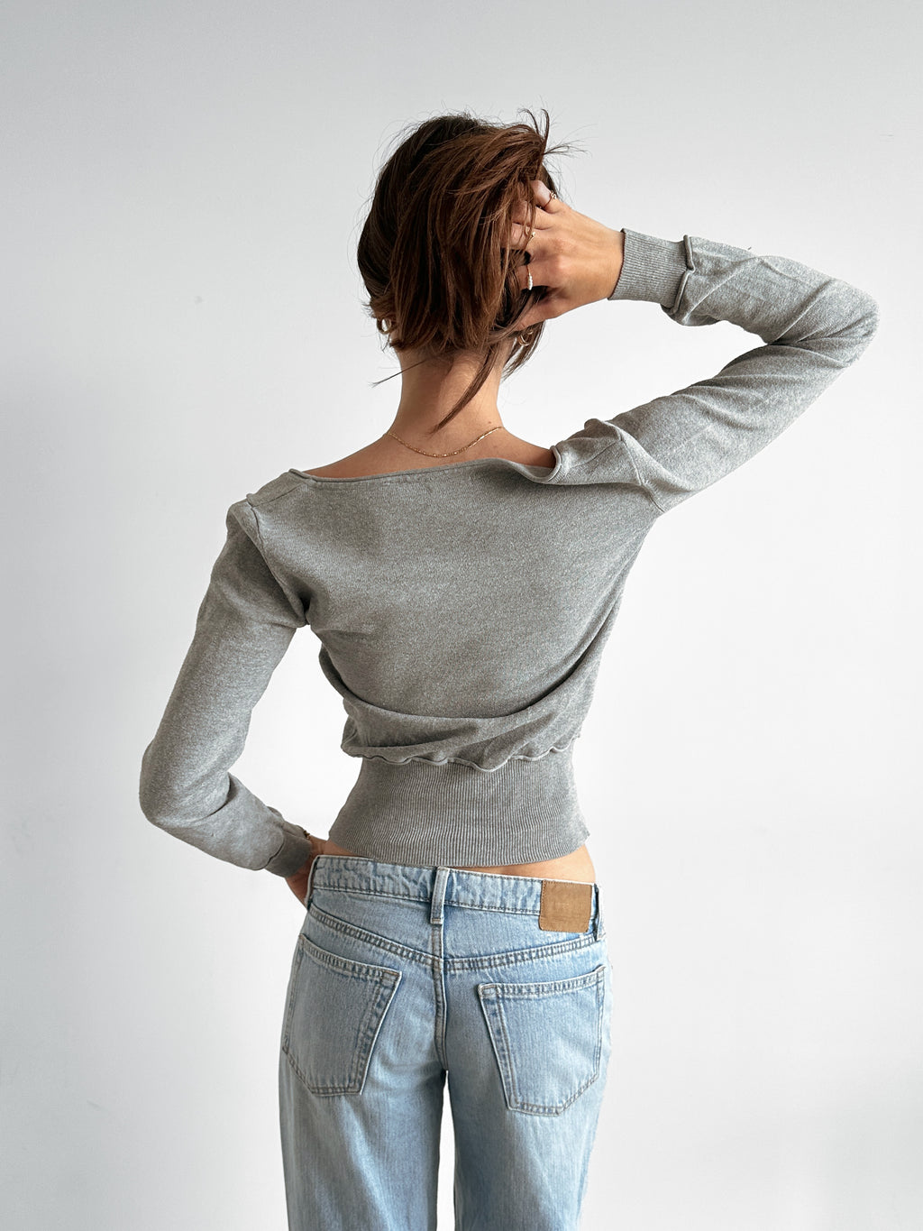cinched waist knit / size xs-s