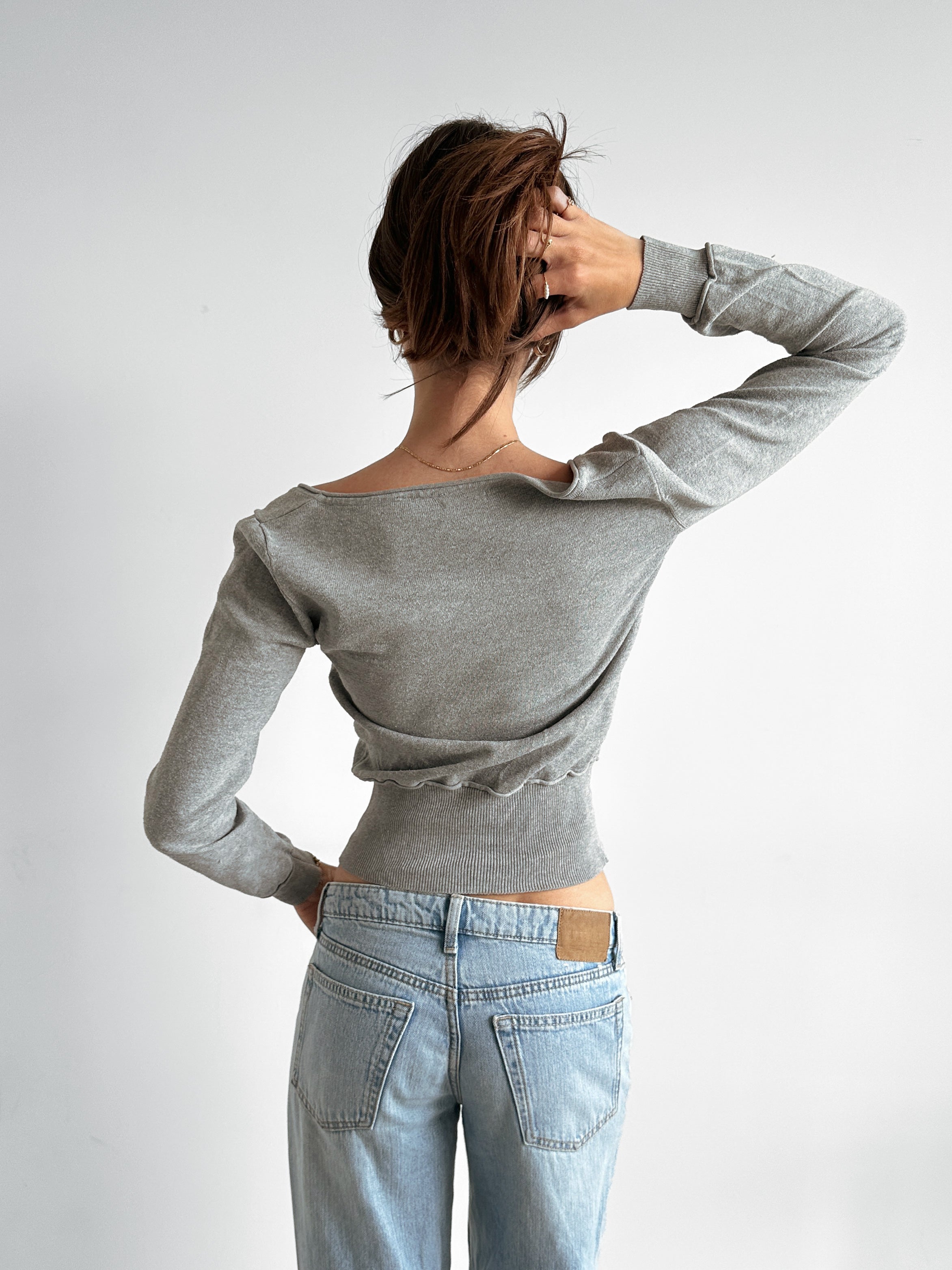 cinched waist knit / size xs-s