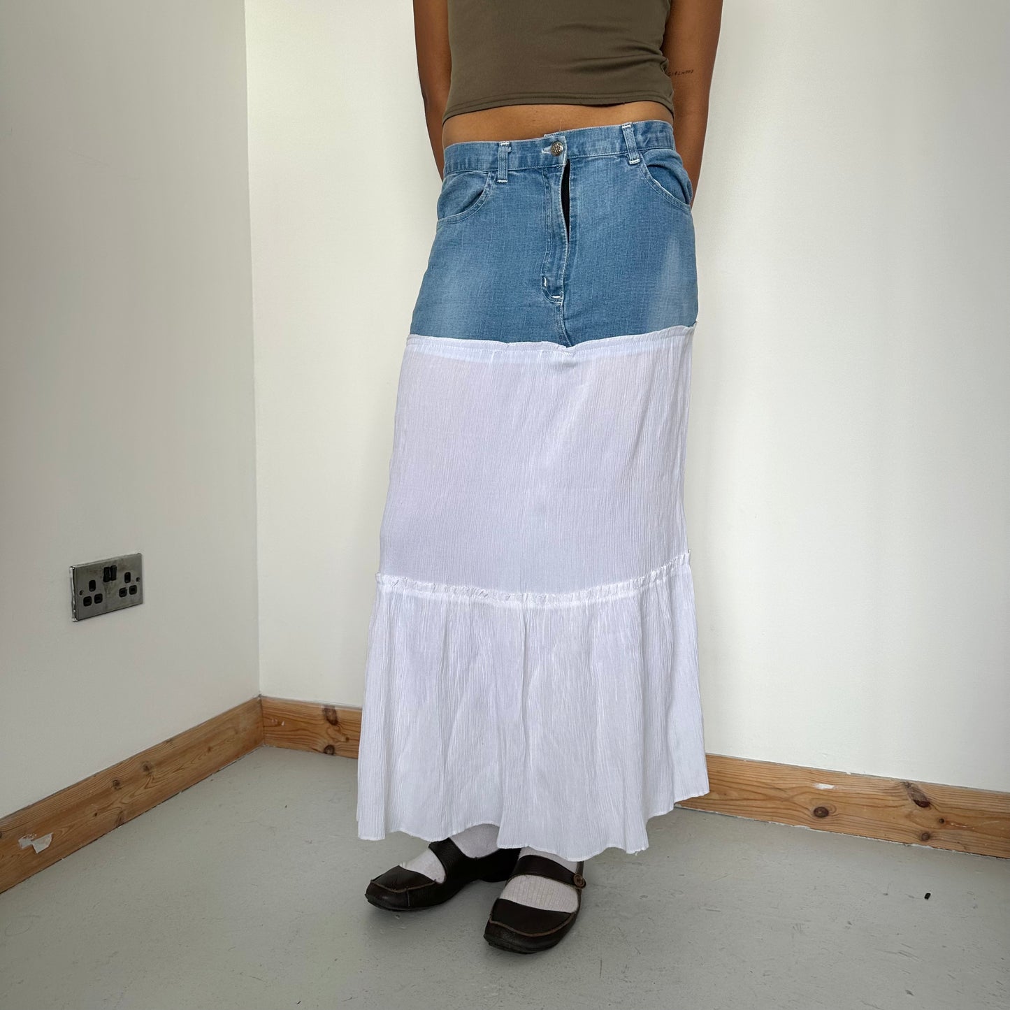 90 s Tiered Prairie Skirt Size XS 97heaven