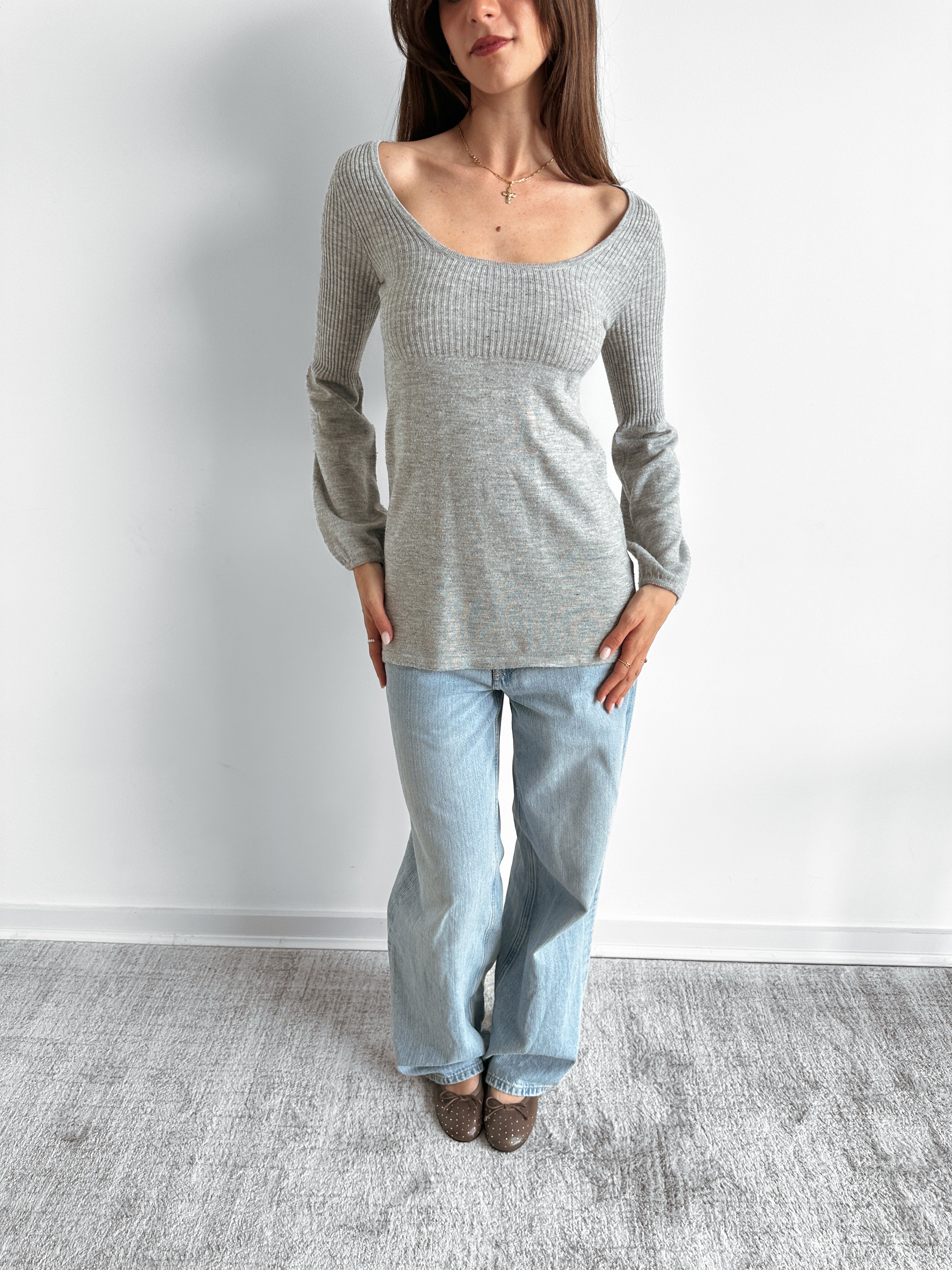 babydoll jumper / size xs-s