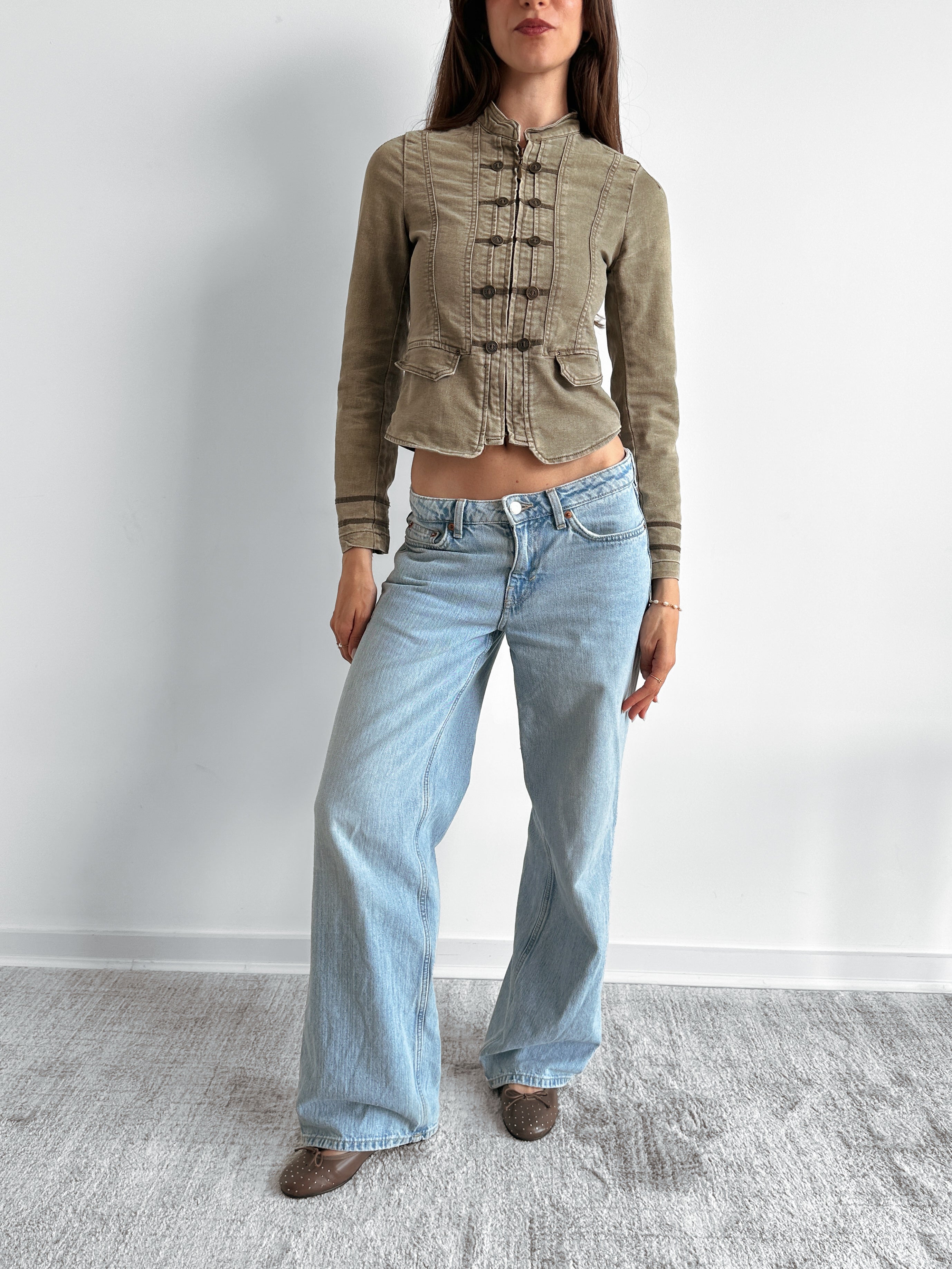 military jacket / size xs