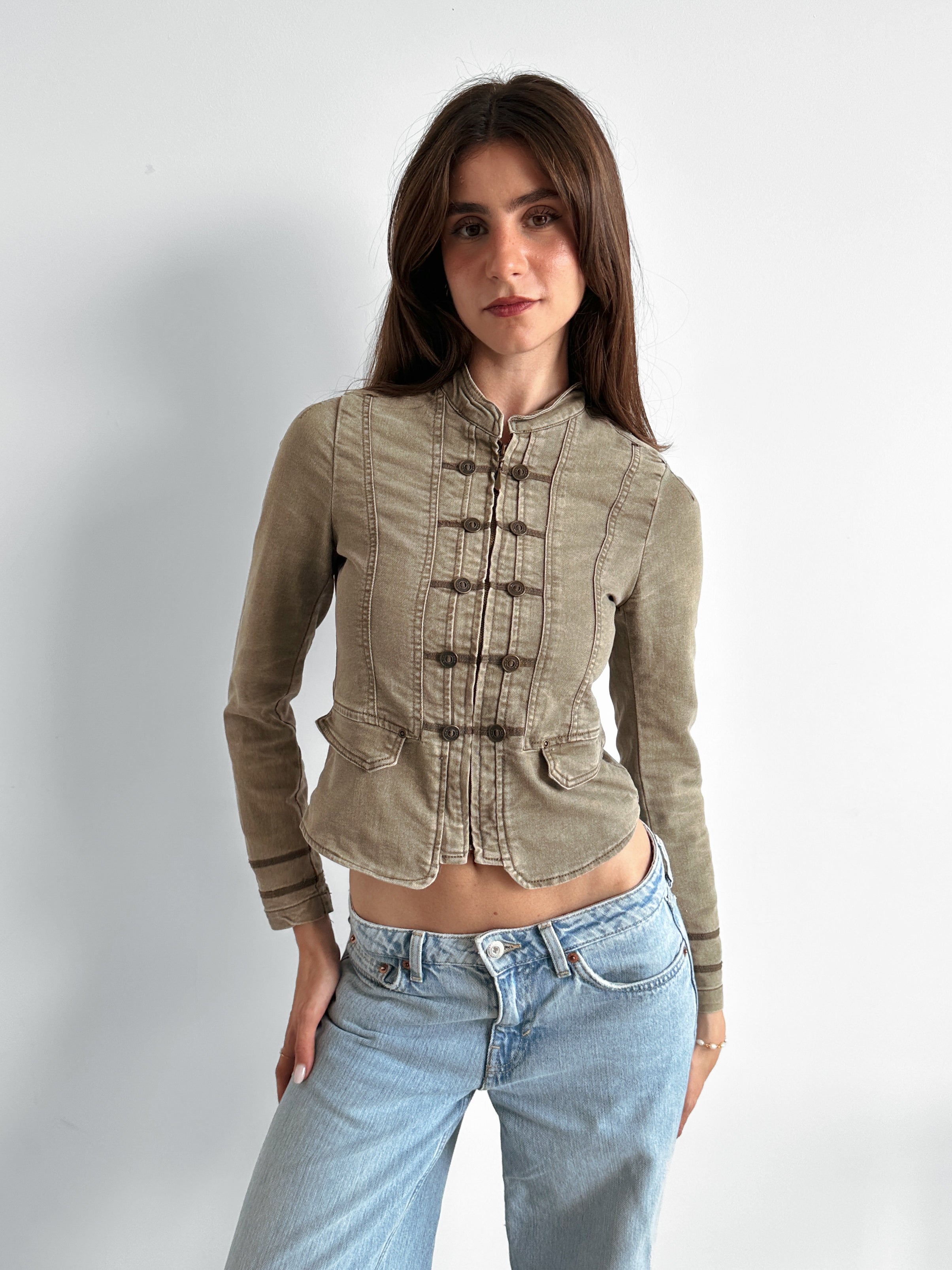 military jacket / size xs