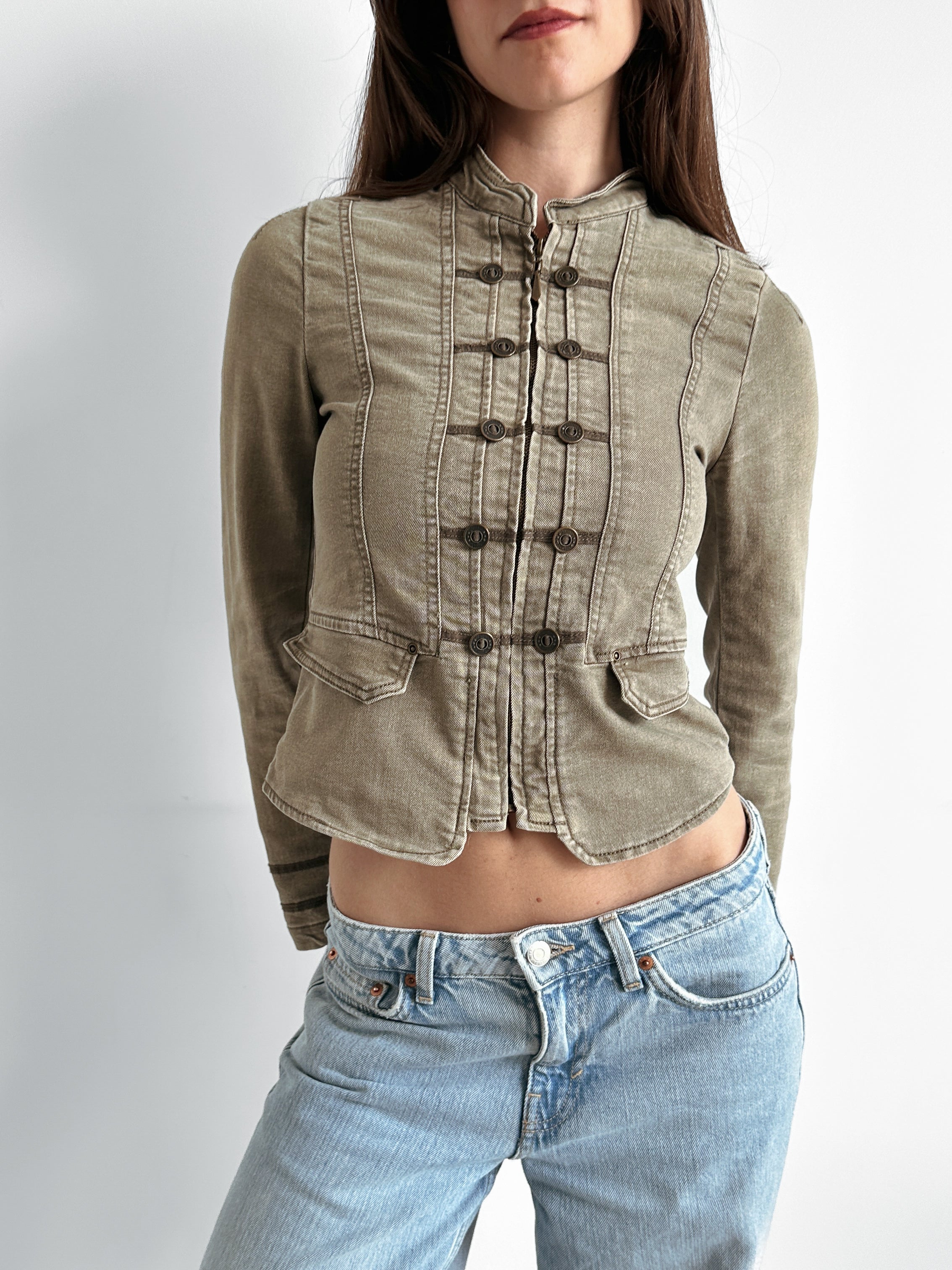 military jacket / size xs