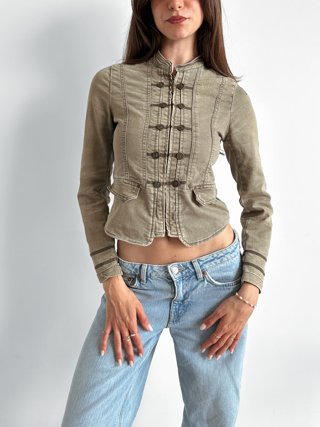 military jacket / size xs