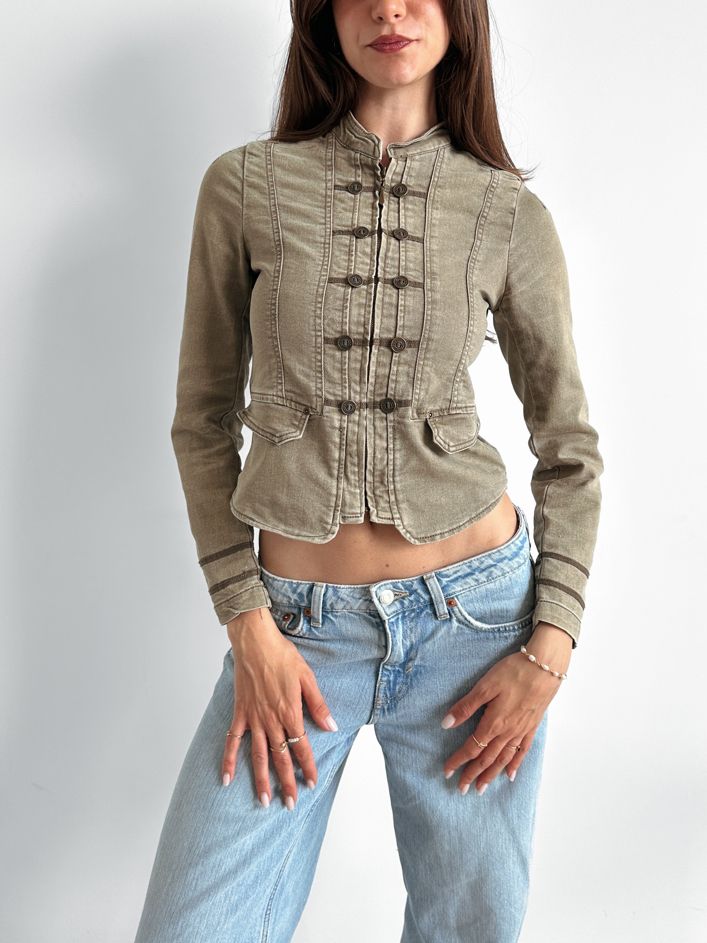 military jacket / size xs