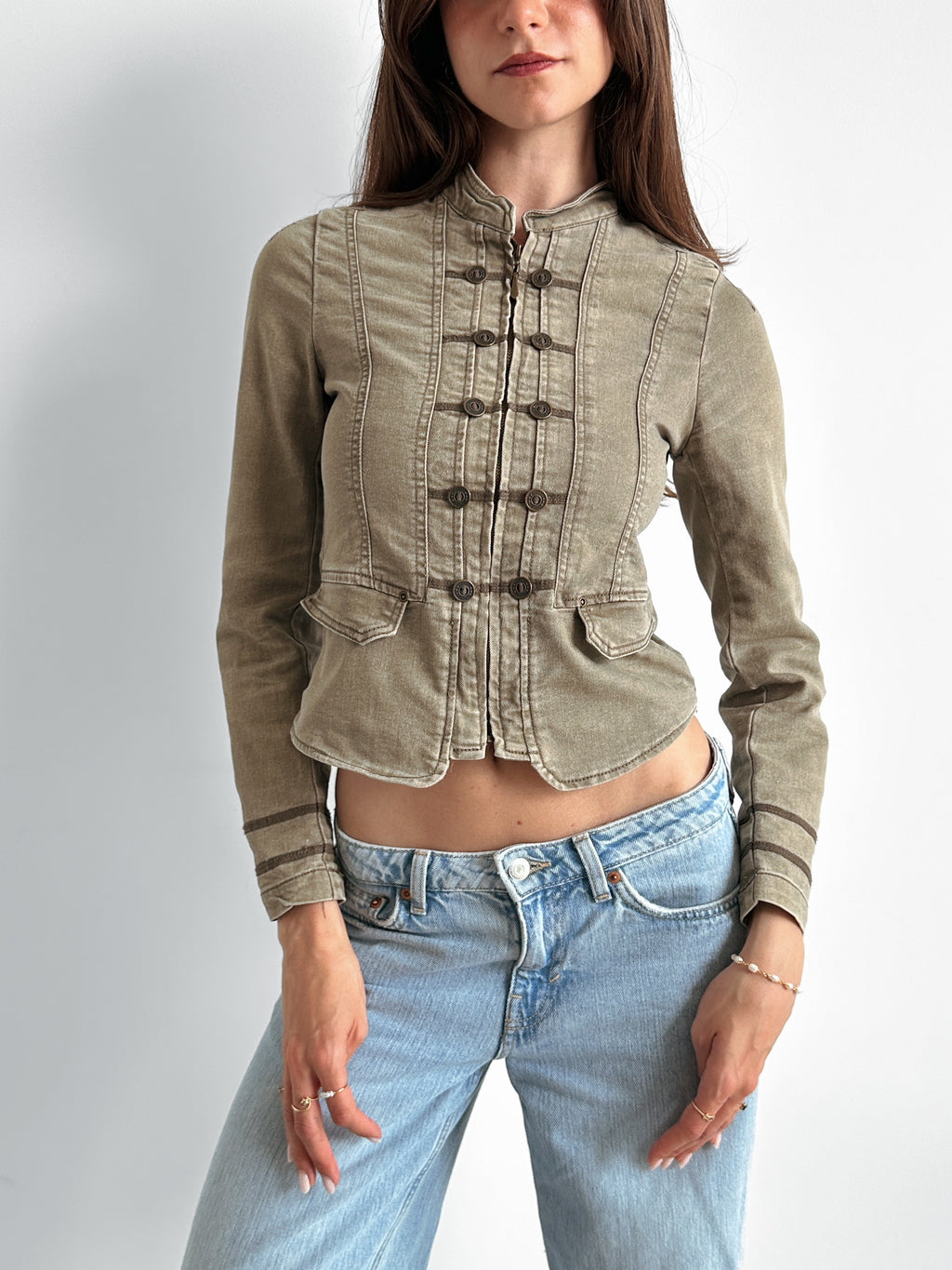 military jacket / size xs