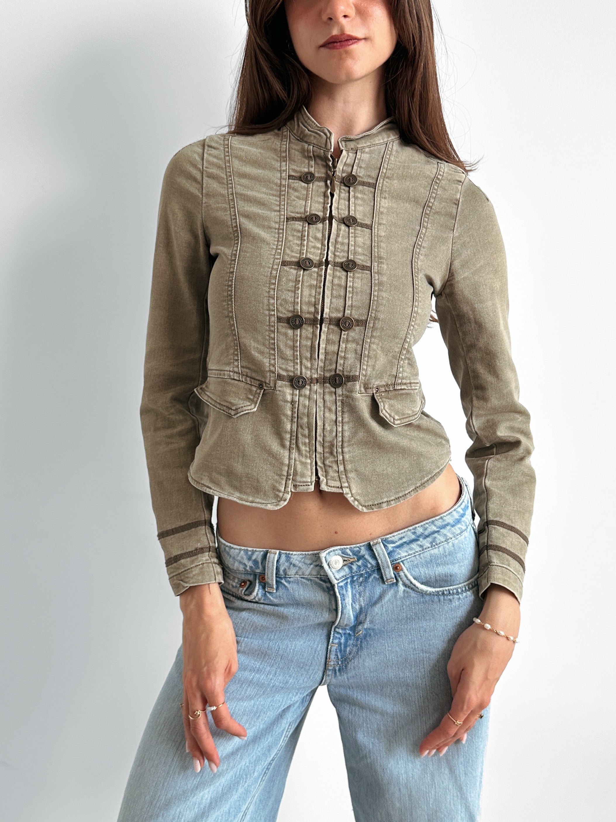 military jacket / size xs