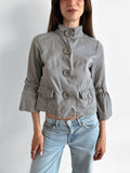 3/4 sleeve pea coat / size s