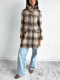 checkered jacket / size s-m