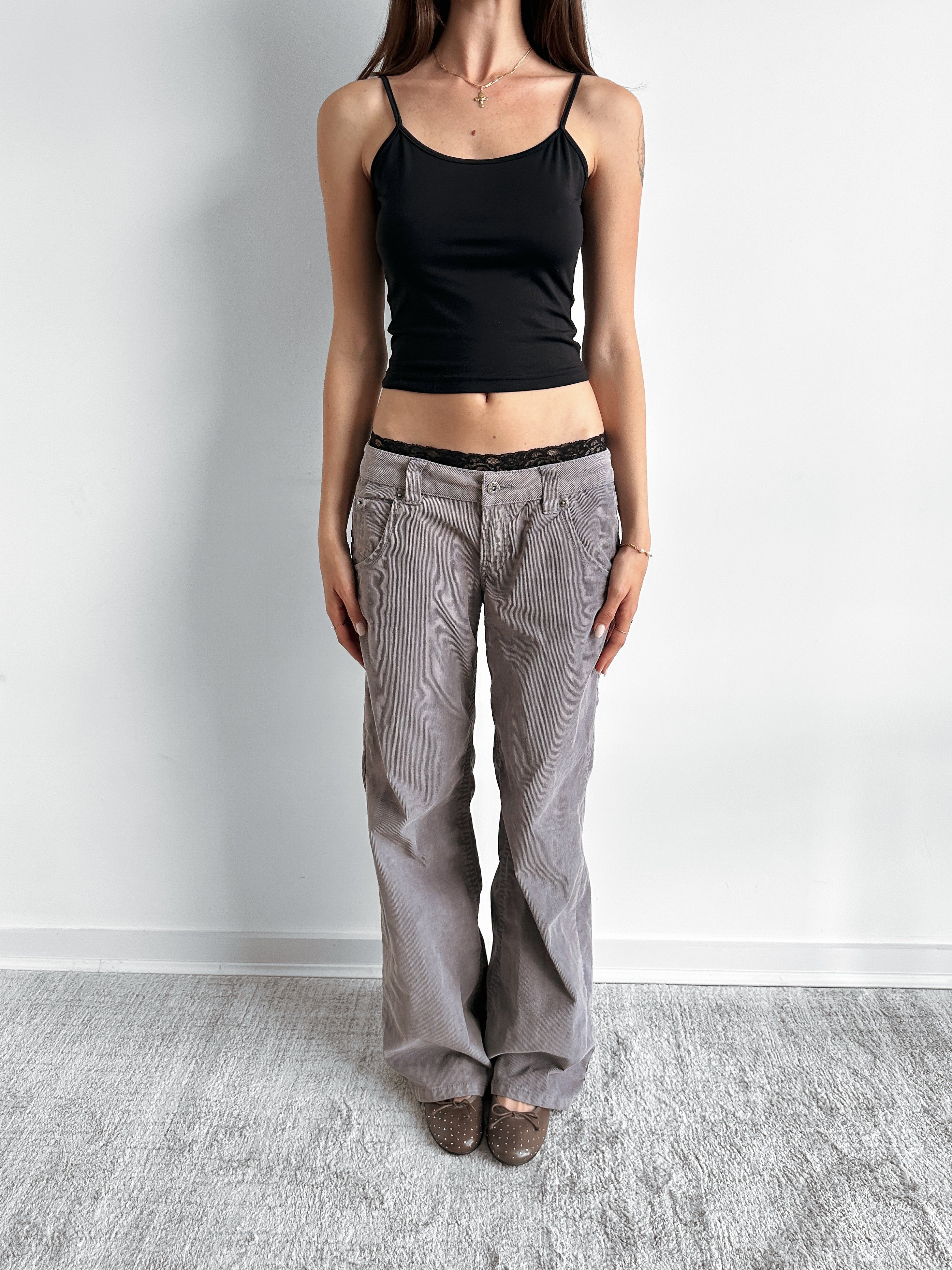 low rise cords / size s