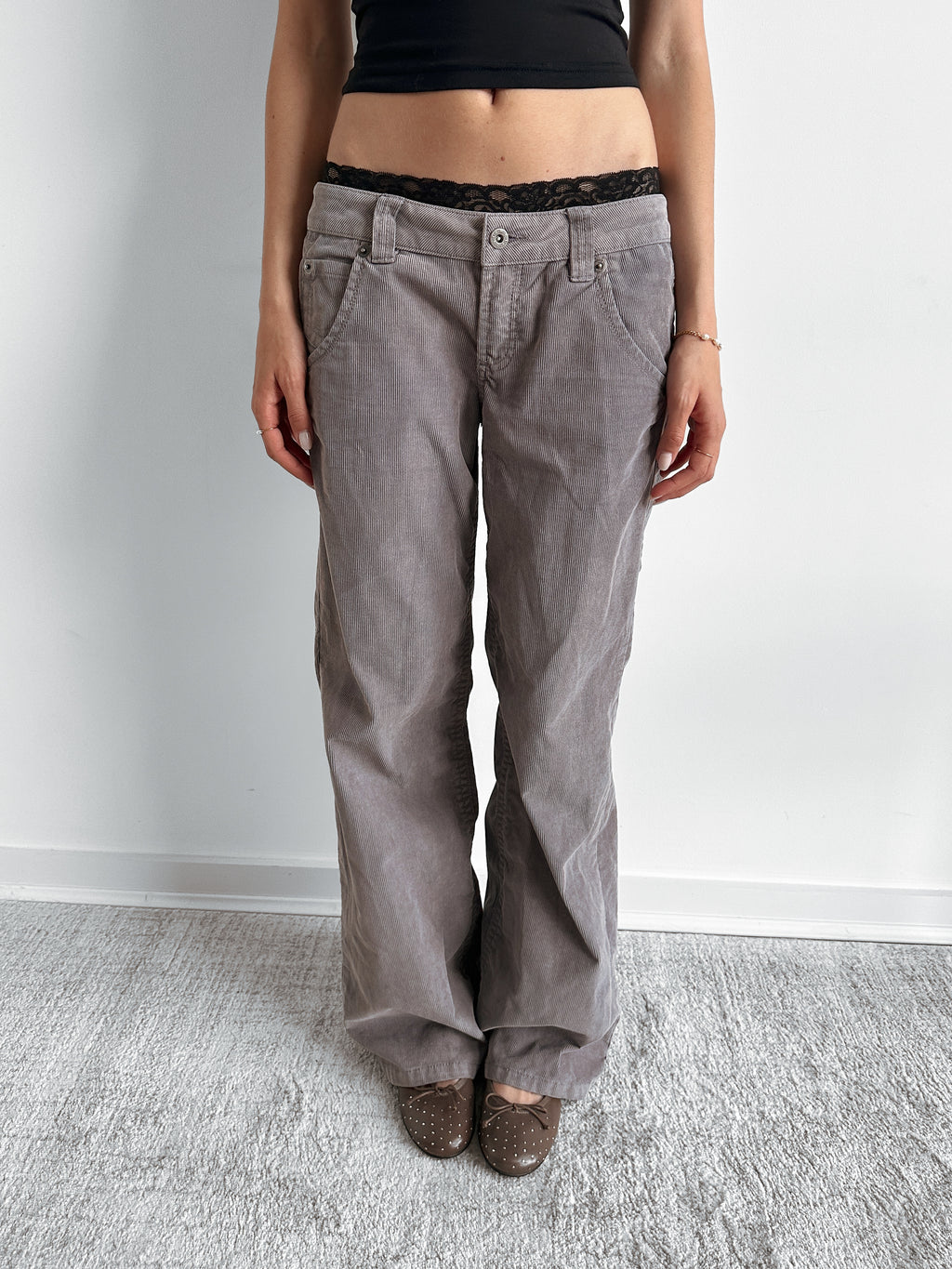low rise cords / size s
