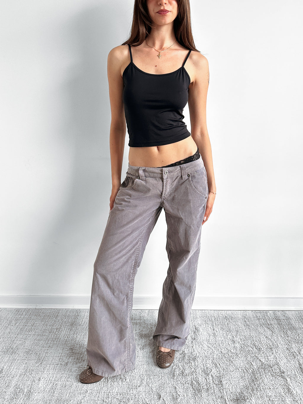 low rise cords / size s