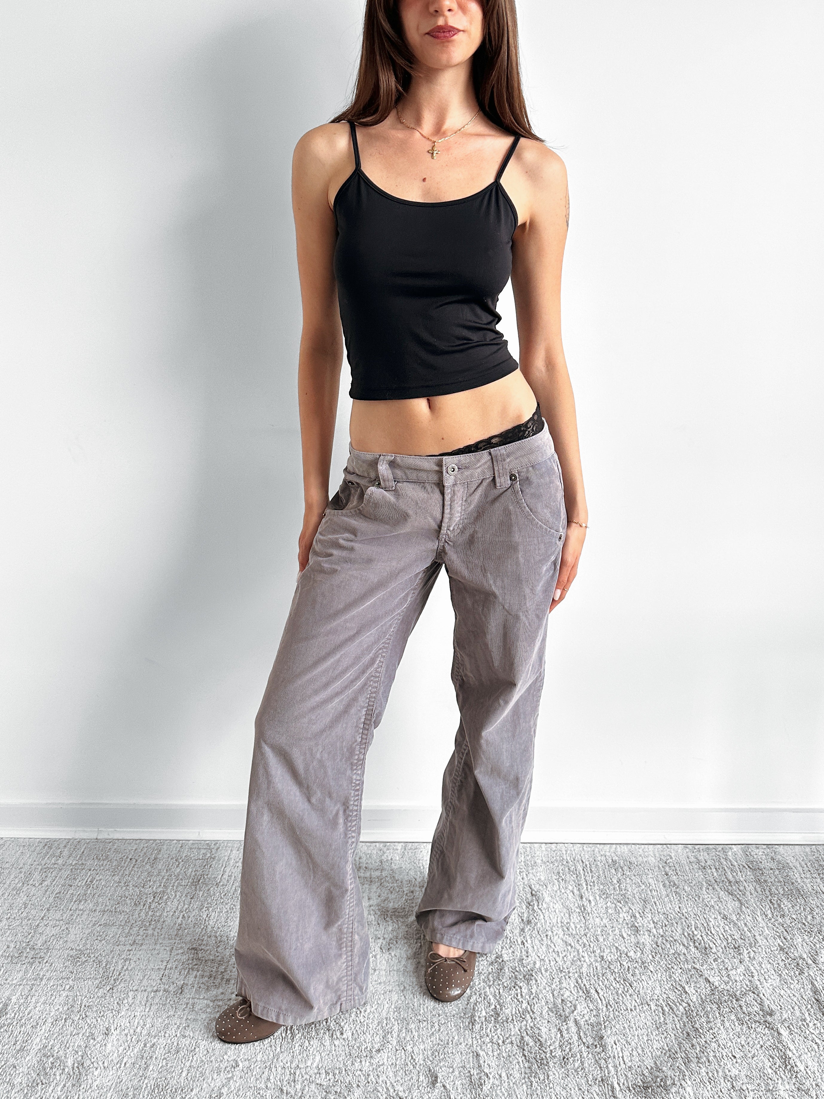 low rise cords / size s