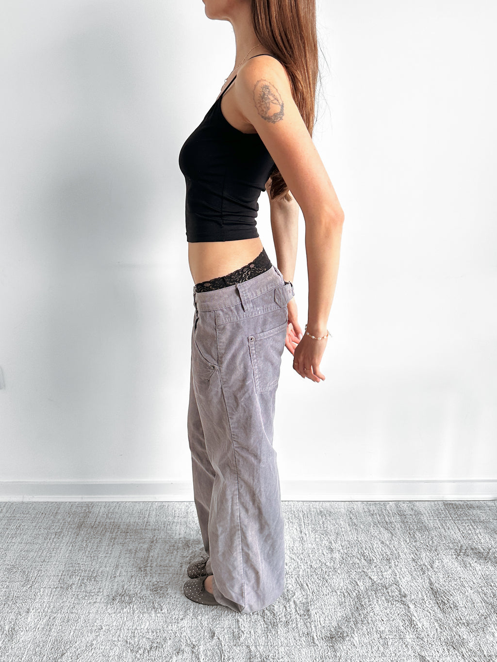 low rise cords / size s