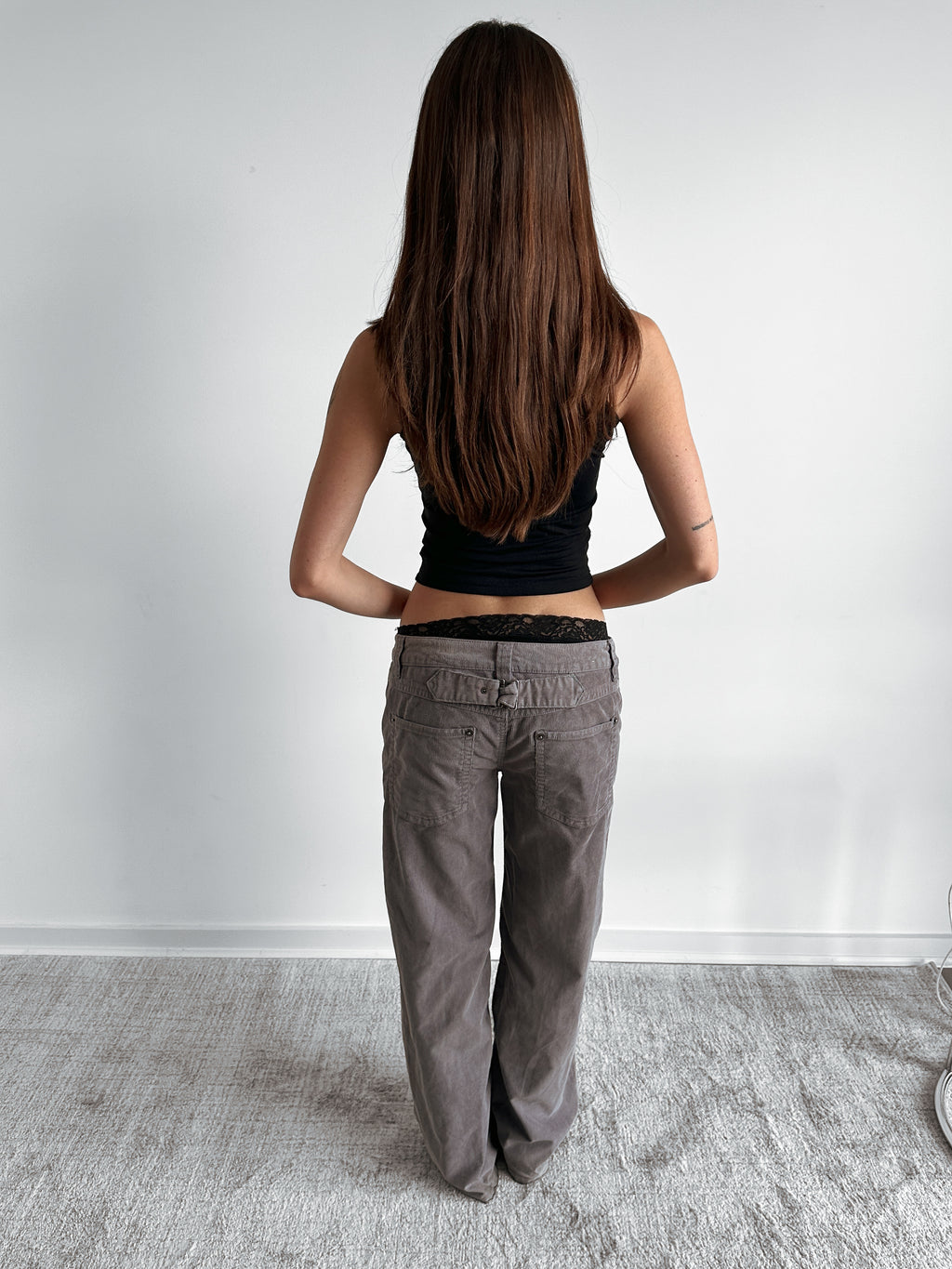 low rise cords / size s