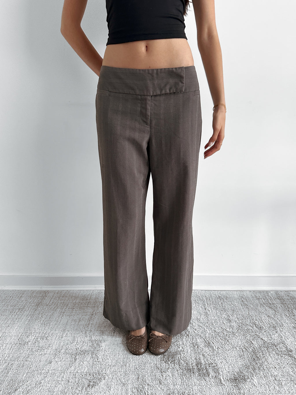 low rise pants / size m
