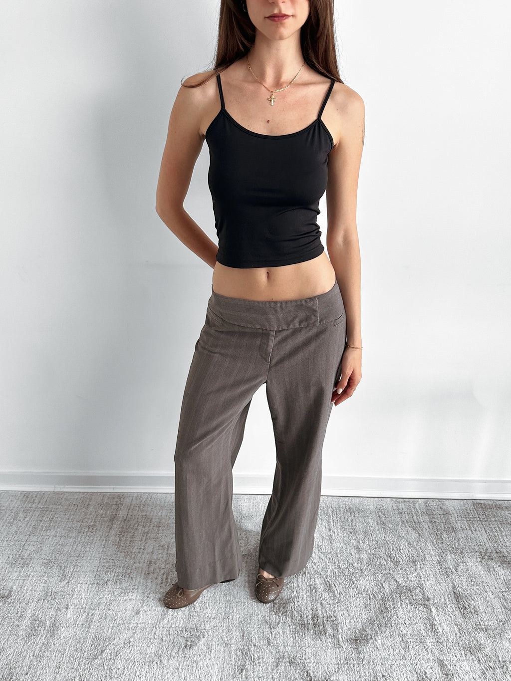 low rise pants / size m
