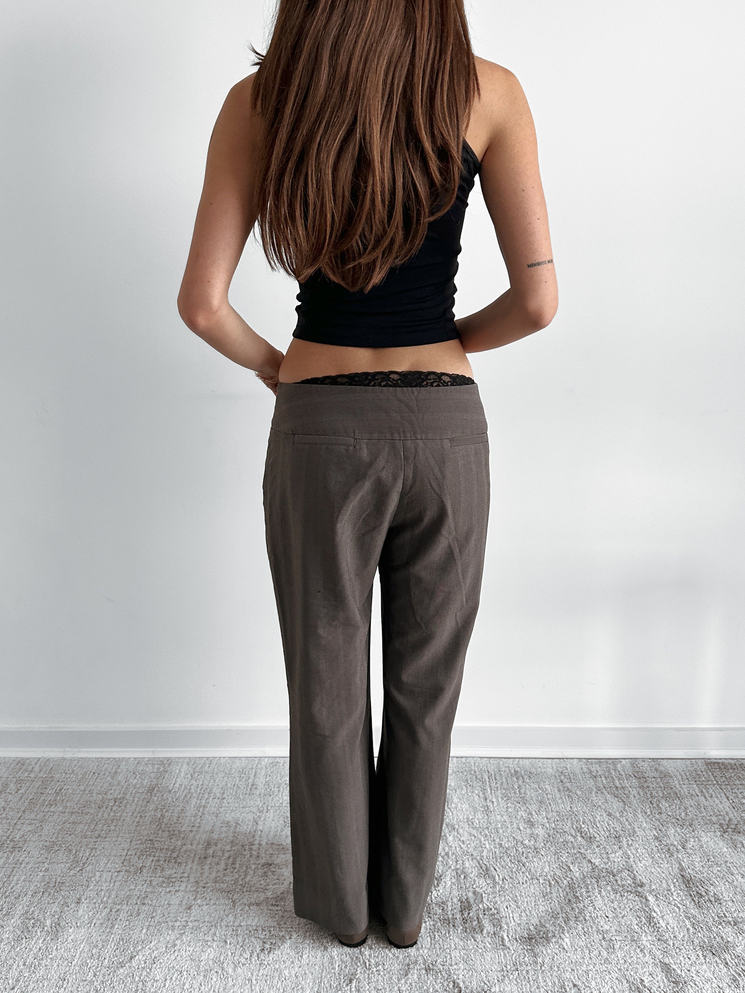 low rise pants / size m