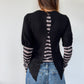 COP COPINE Layered Stripe Top - Size S