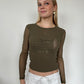 IKKS Mesh Long Sleeve ⋆ Size XS