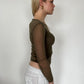 IKKS Mesh Long Sleeve ⋆ Size XS