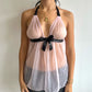 sheer halter neck top ⋆ size s