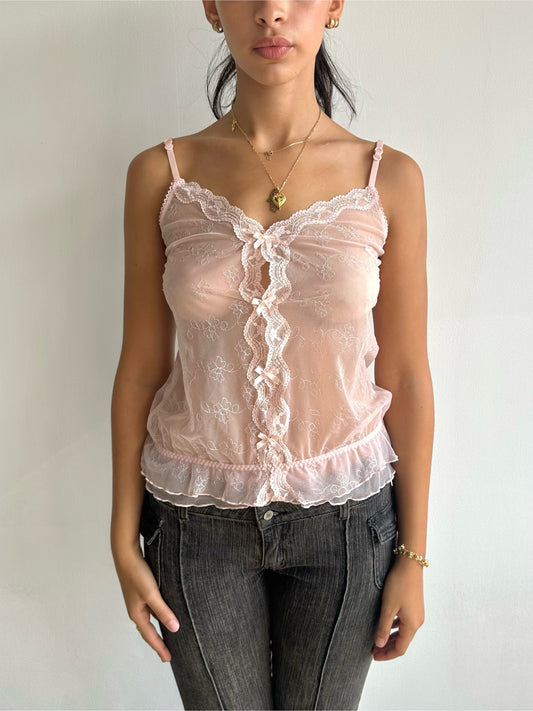 sheer cami top ⋆ size s
