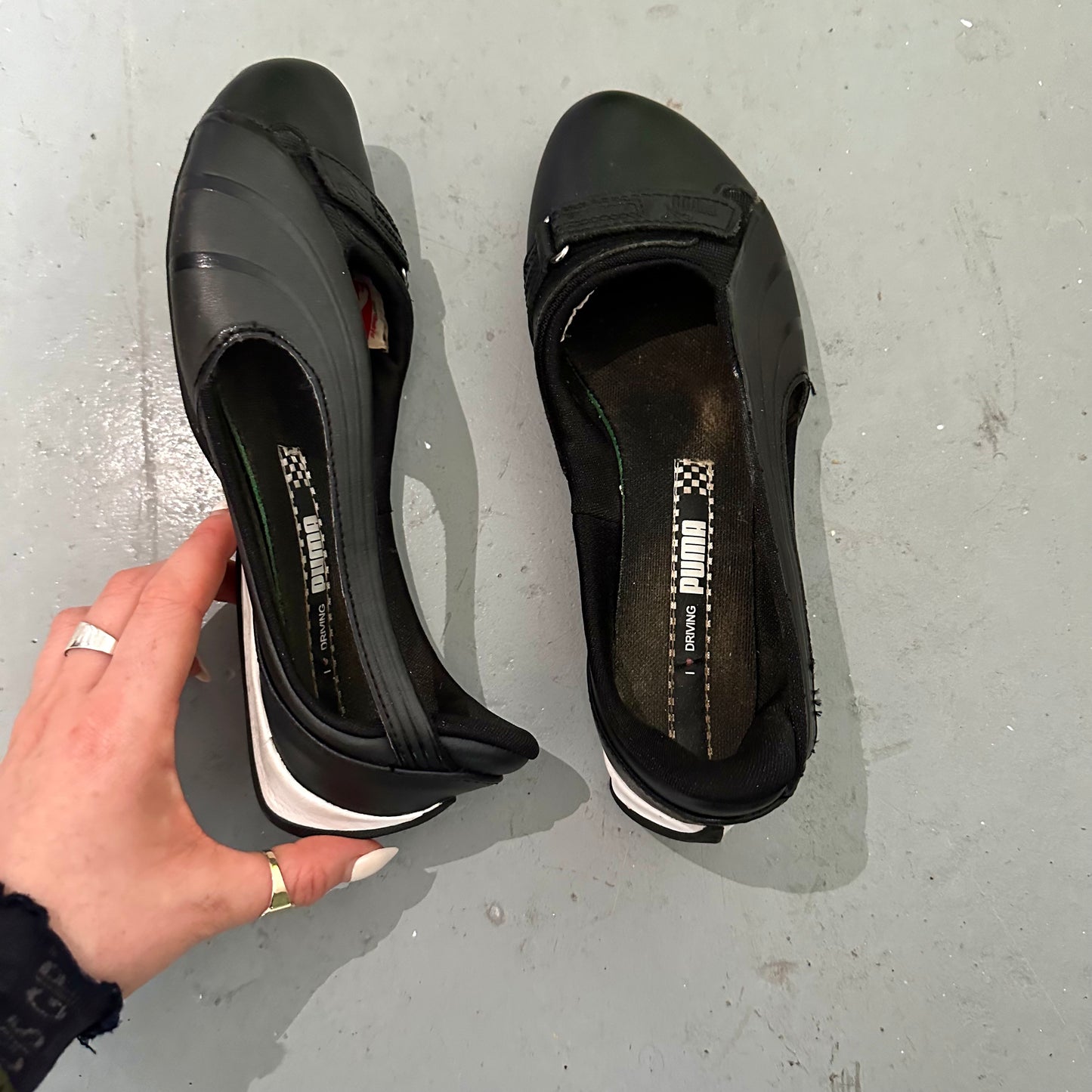 00'S PUMA BALLET FLATS - UK SIZE 4 | EU SIZE 37