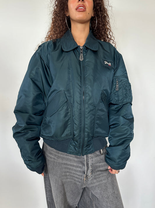 Rare SCHOTT Bomber Jacket · Size XL